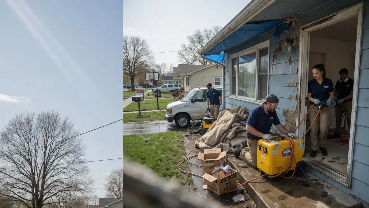 Basement Flood Cleanup in Spencer, WI near me